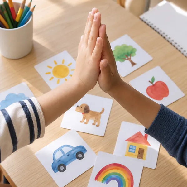 Schede, carte e giochi di inglese stampati