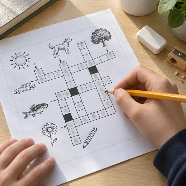 Schede, carte e giochi di inglese stampati