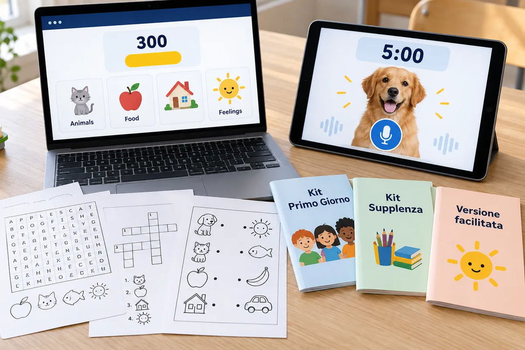 L'app con le 300 attività, le schede stampate e i 3 bonus