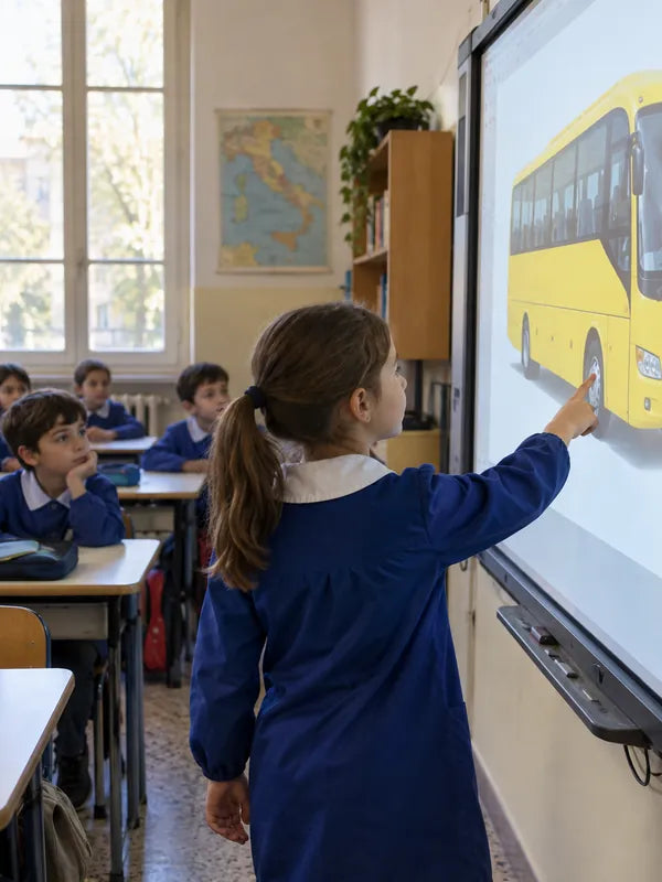 Una classe che gioca e parla in inglese
