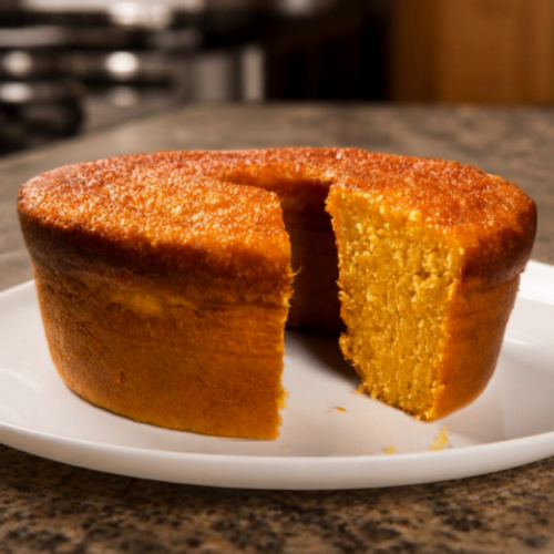 Bolo de Milho de Lata com Flocão
