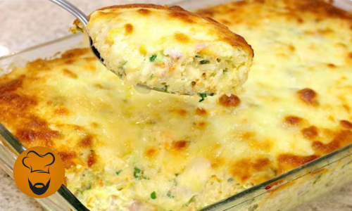 Arroz de Forno Cremoso rápido e fácil
