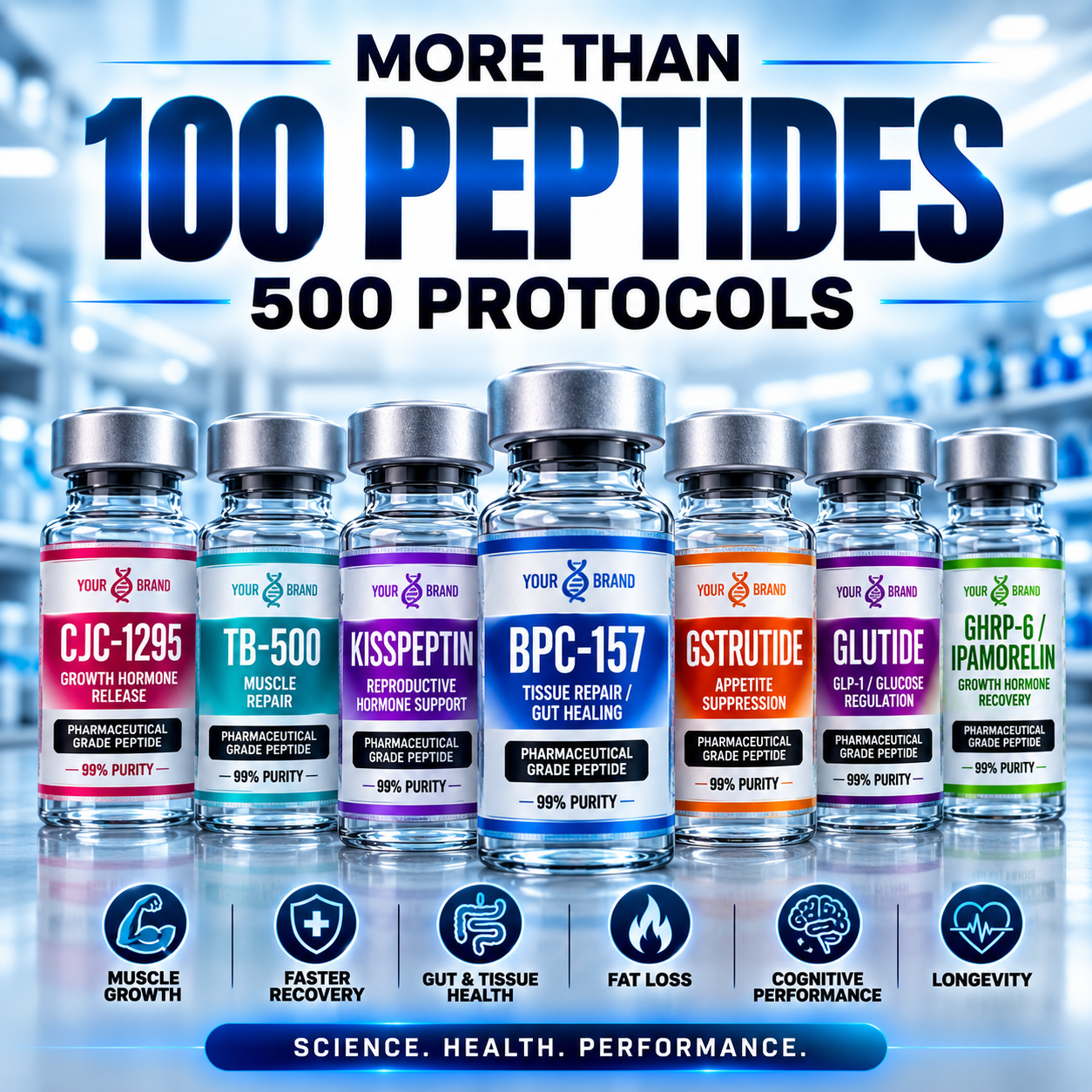 Digital library and peptide reference system