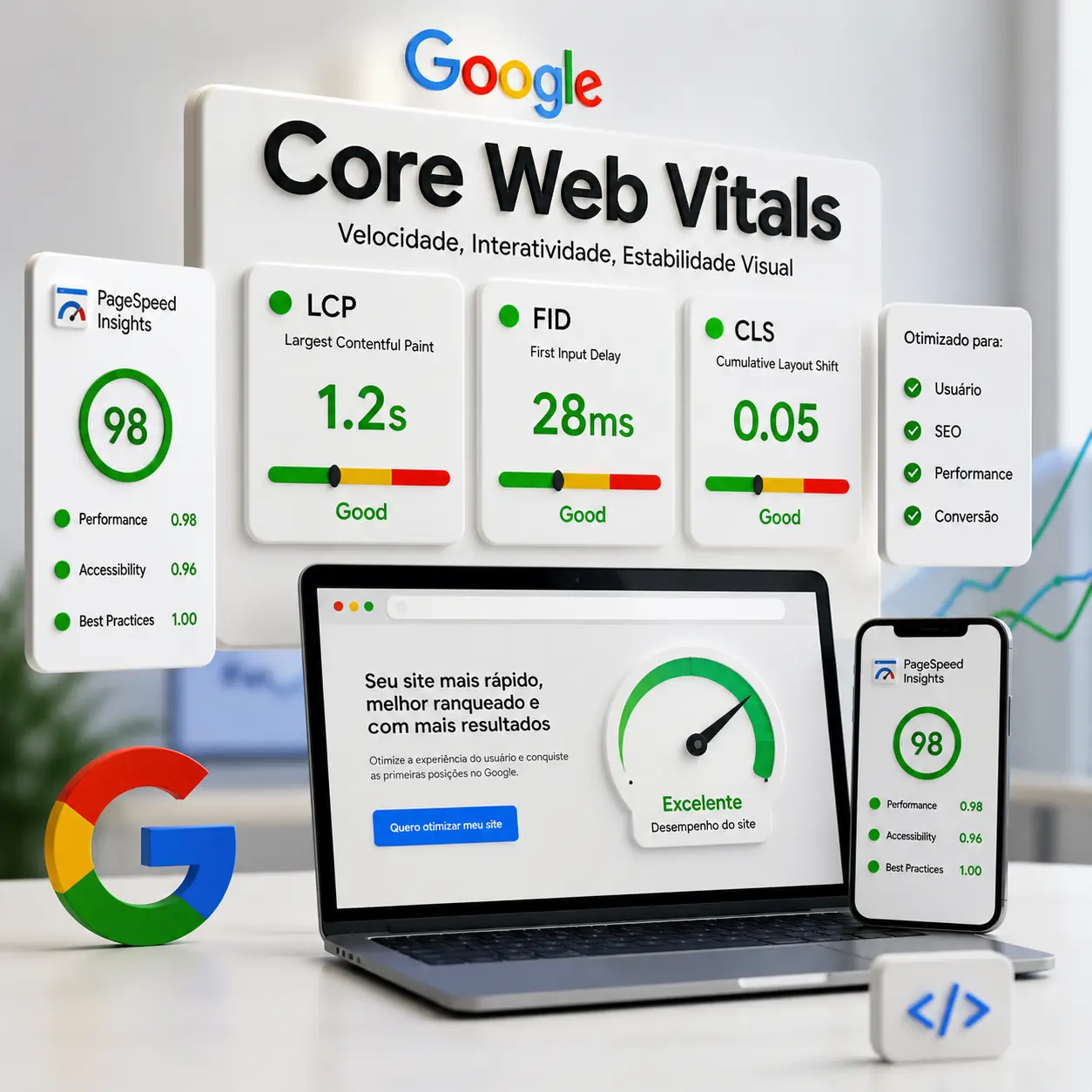 Otimização Core Web Vitals