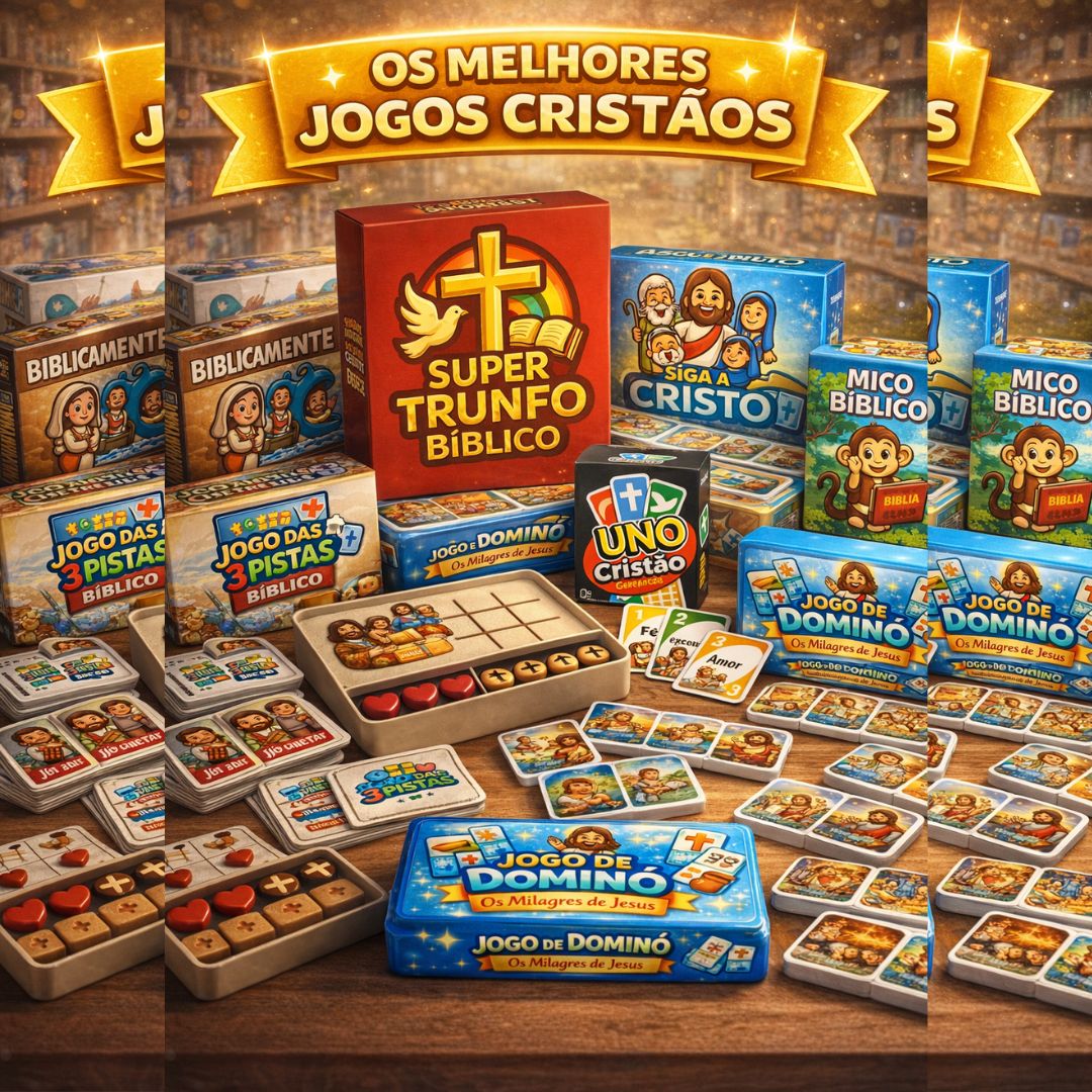 Kit completo de Jogos Cristãos Luz da Bíblia