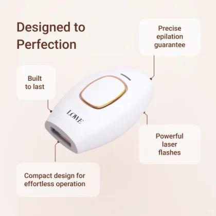 LoweSkin laser hair epilator lifestyle photo
