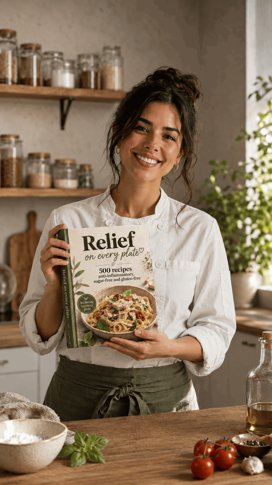 Holding the Relief on Every Plate recipe book