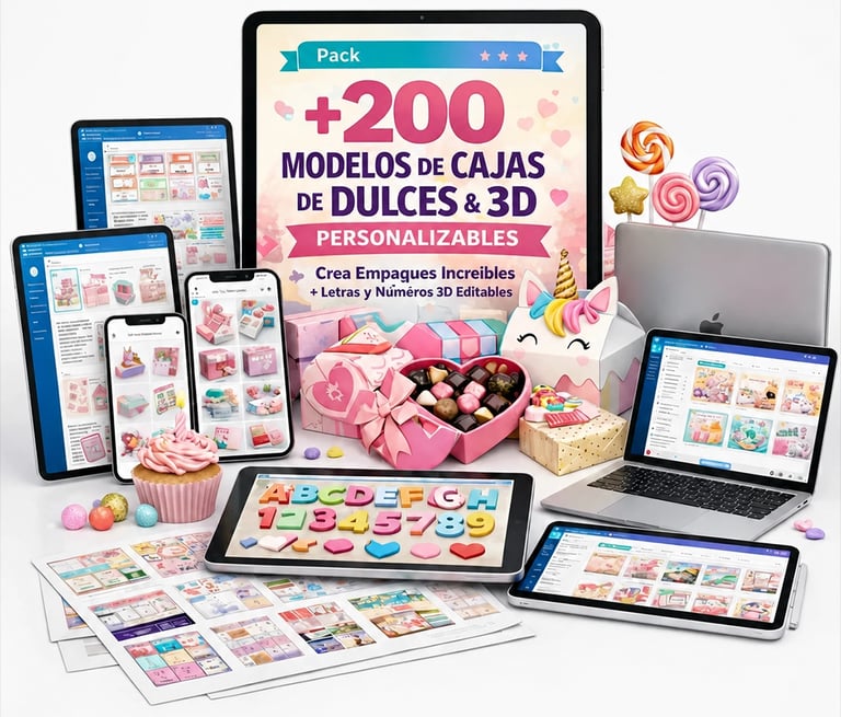 Kit de plantillas de papelería creativa