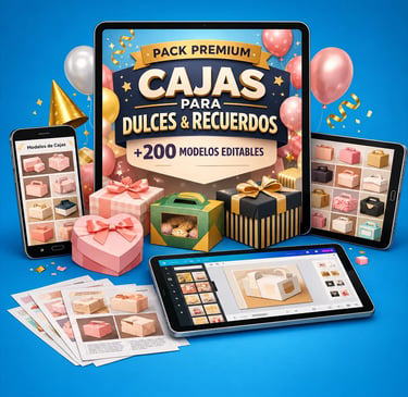 Más de 200 plantillas editables