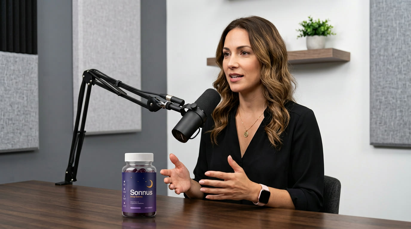 A sleep specialist discussing Sonnus Sleep Gummy
