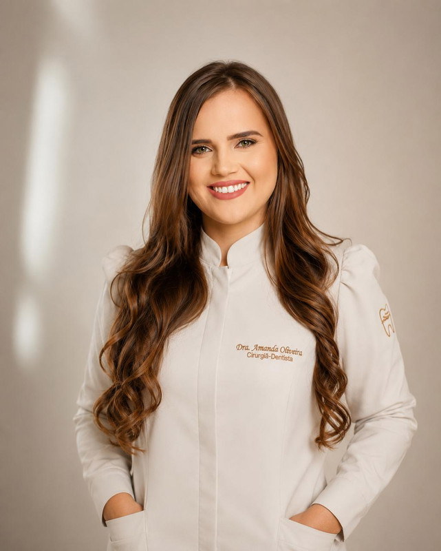 Dra. Amanda Oliveira, cirurgiã-dentista
