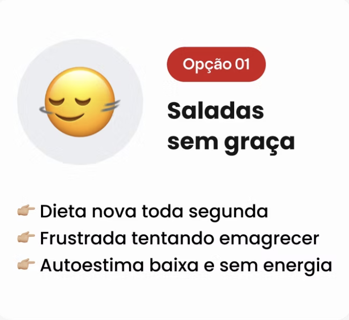 Opção 01 - Saladas sem graça