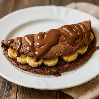 Panqueca de Banana com aveia