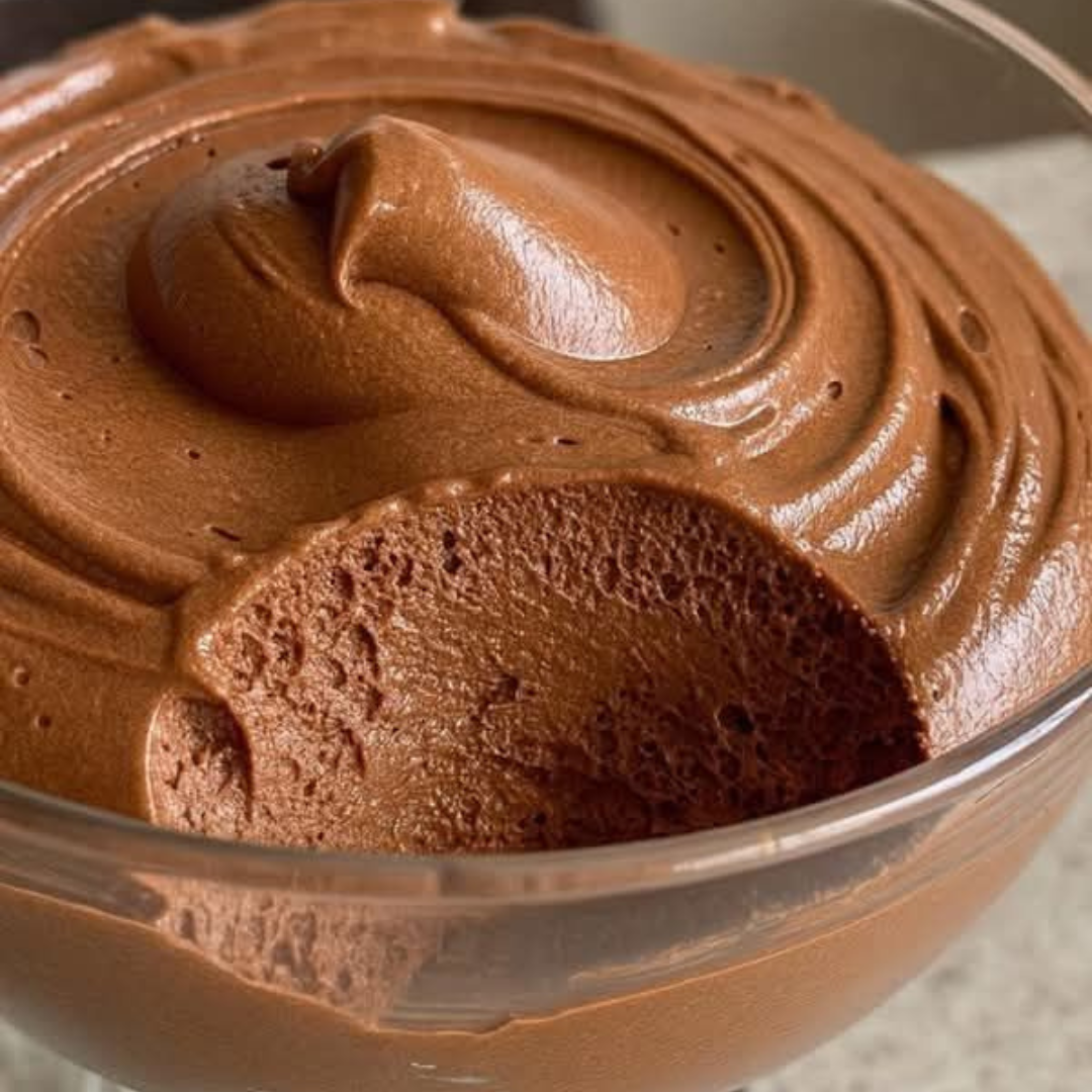 Mousse de whey com cacau