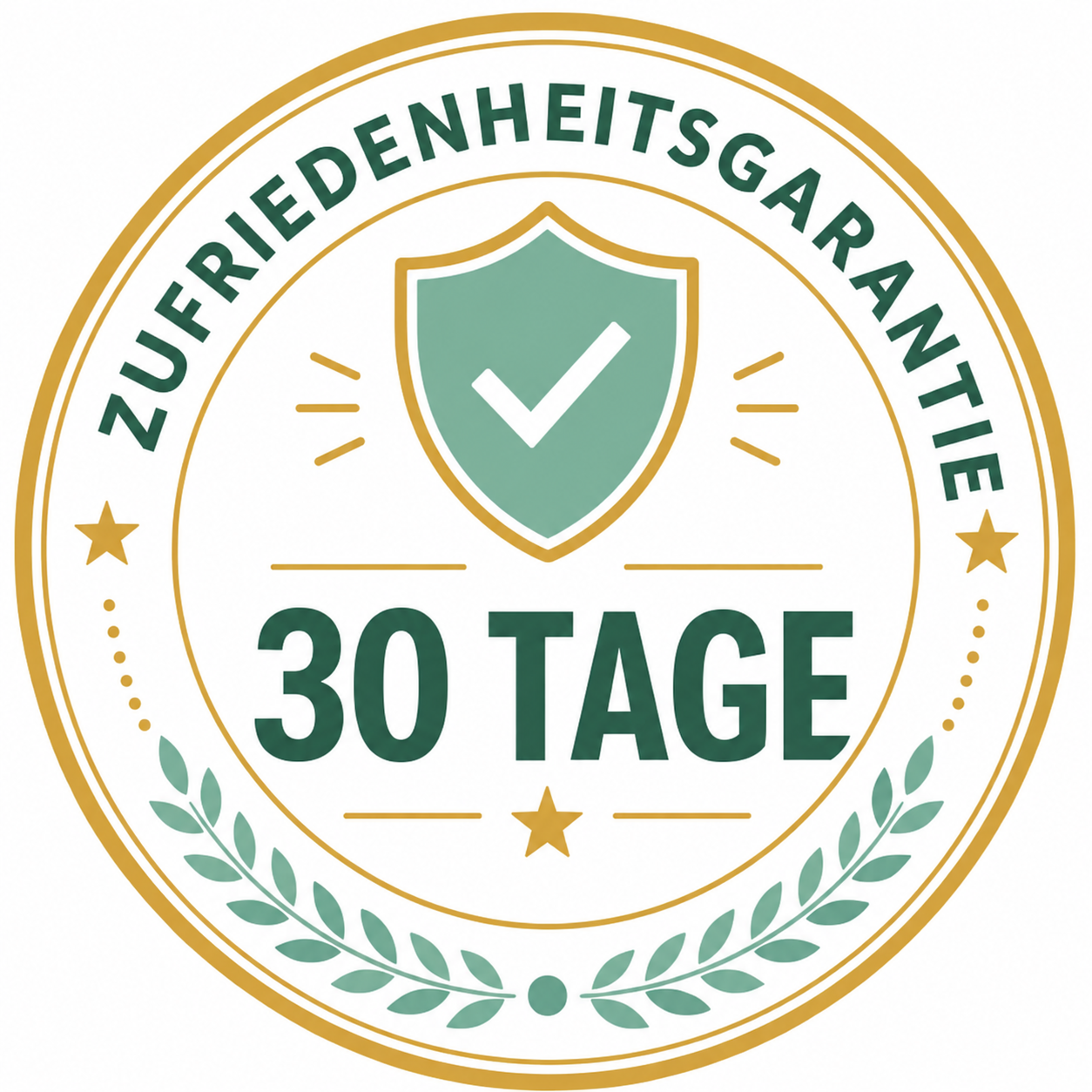 100% Zufriedenheit oder Geld zurück