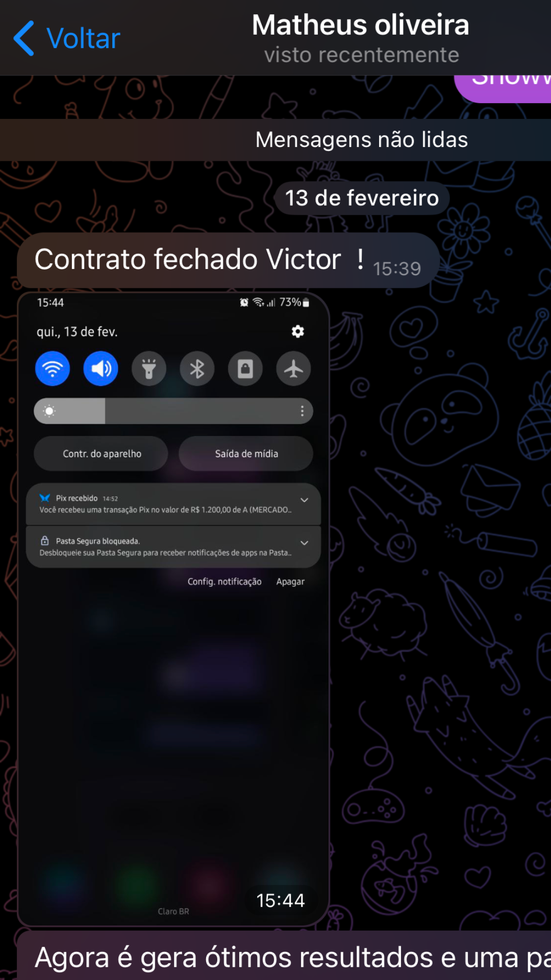 Contrato aluno