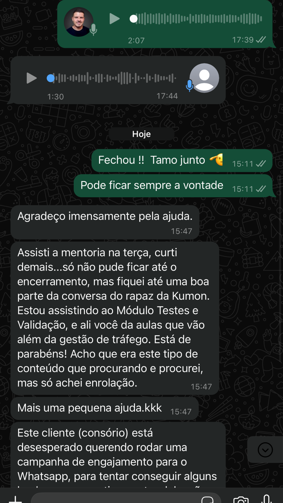 Resultado aluno