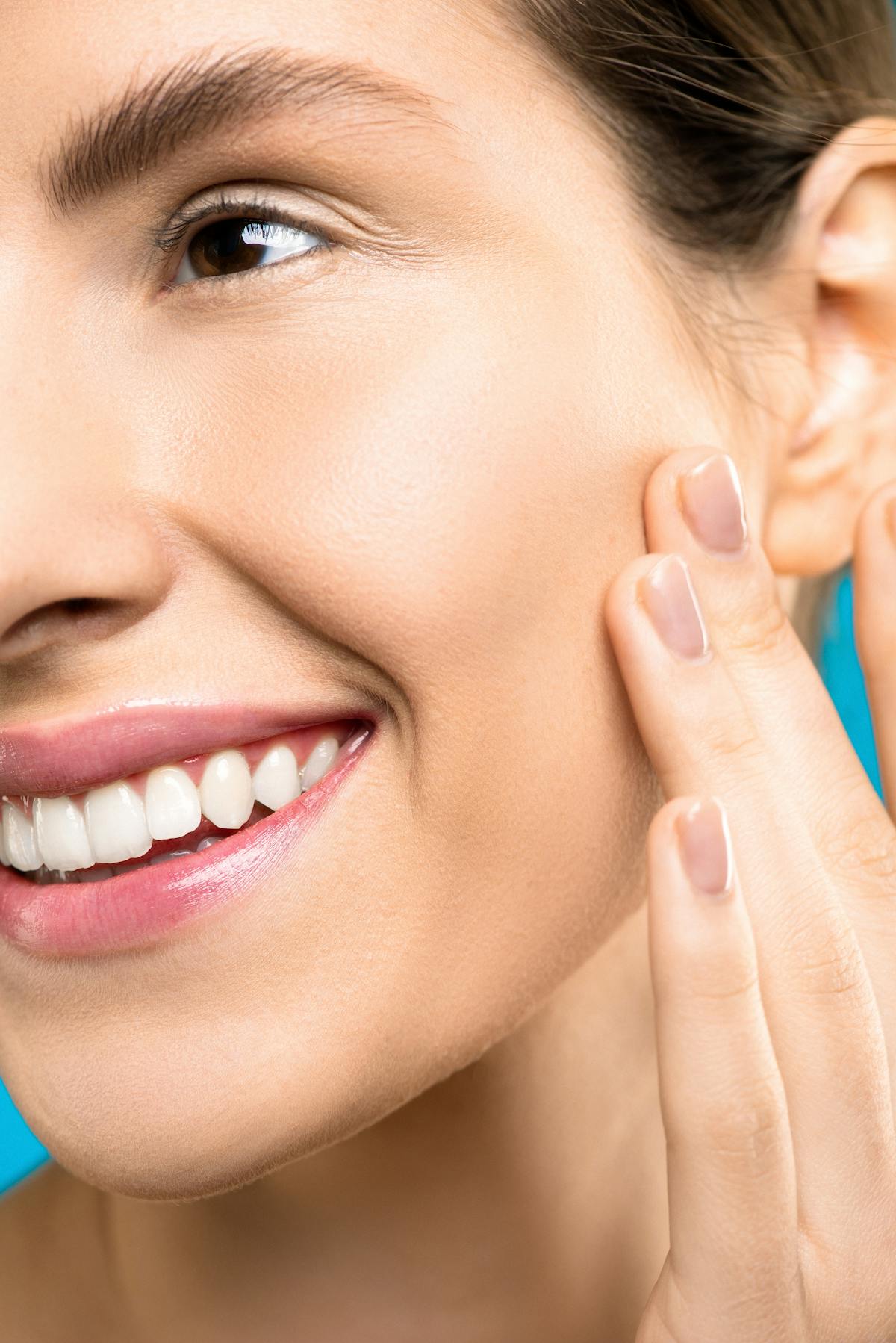 Pele saudável e luminosa após harmonização facial