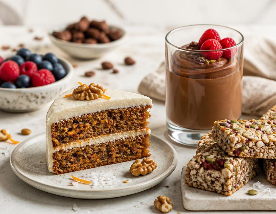 Lanches e sobremesas fit sem glúten
