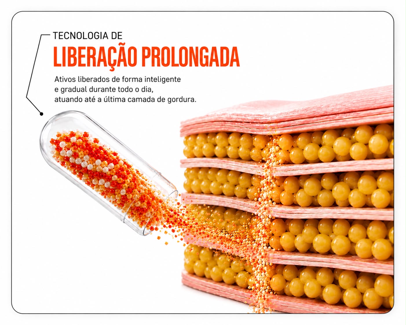 Tecnologia NanoFlex do Efeito 36: liberação prolongada dos ativos ao longo do dia