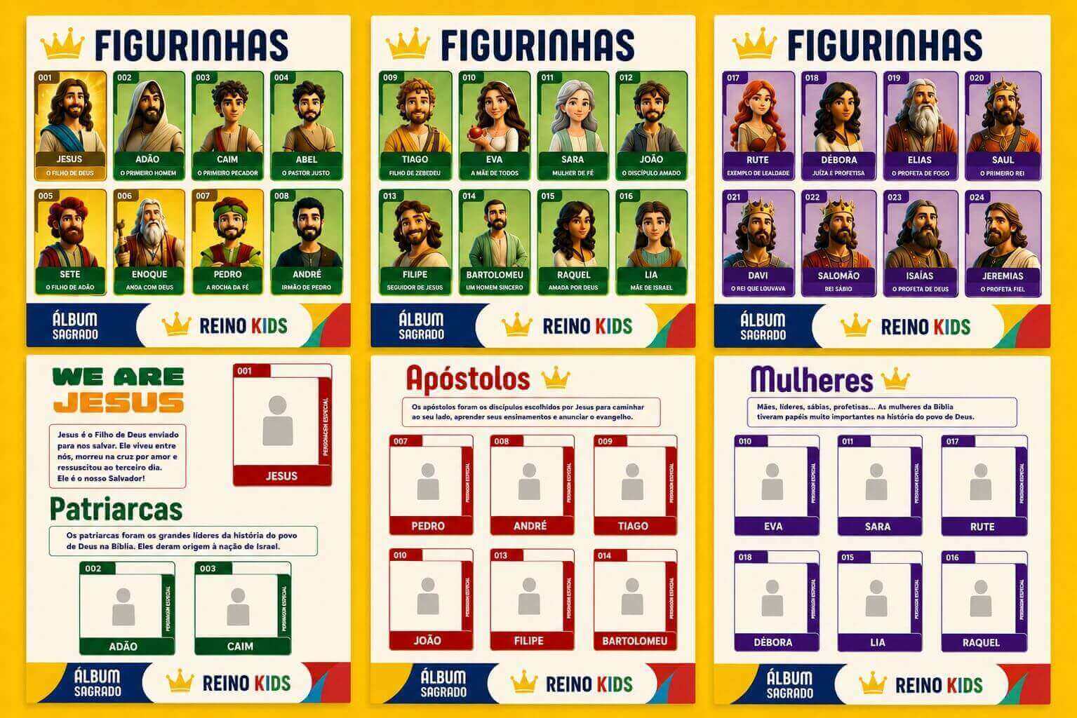 Páginas do Álbum da Bíblia