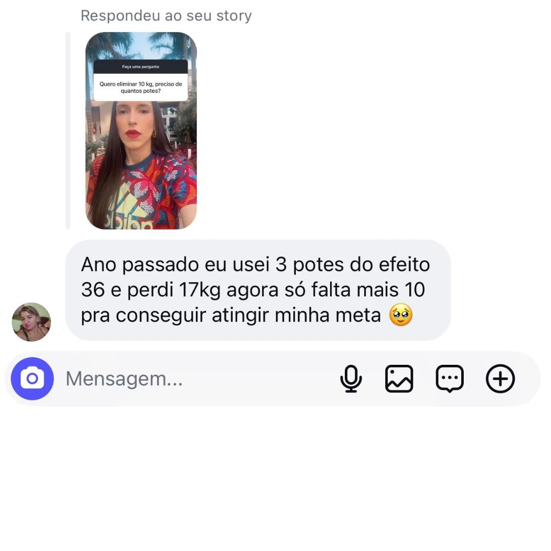 Cliente relata ter perdido 3 cm de barriga usando as cápsulas