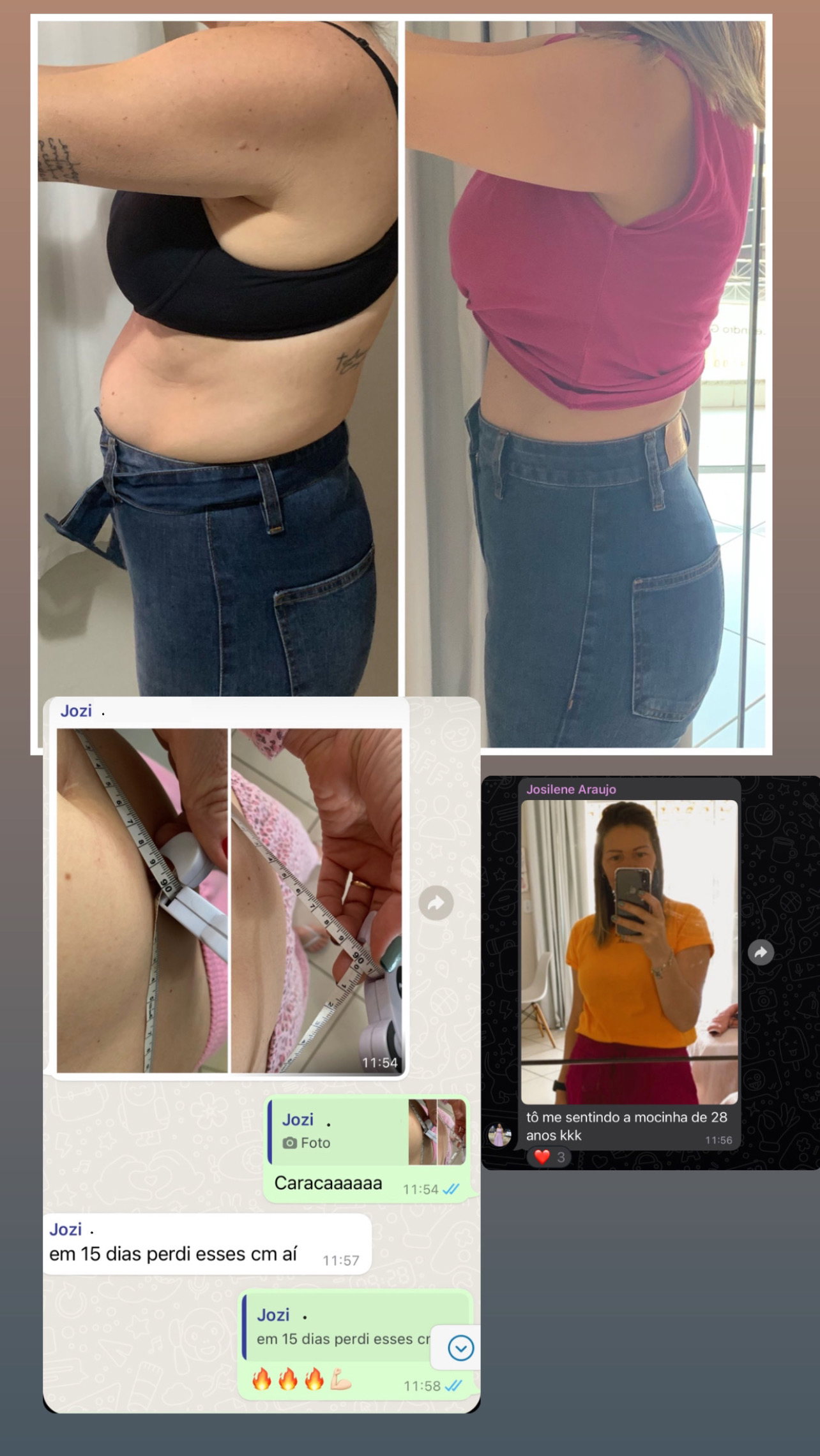Resultado real — Queima Acelerada