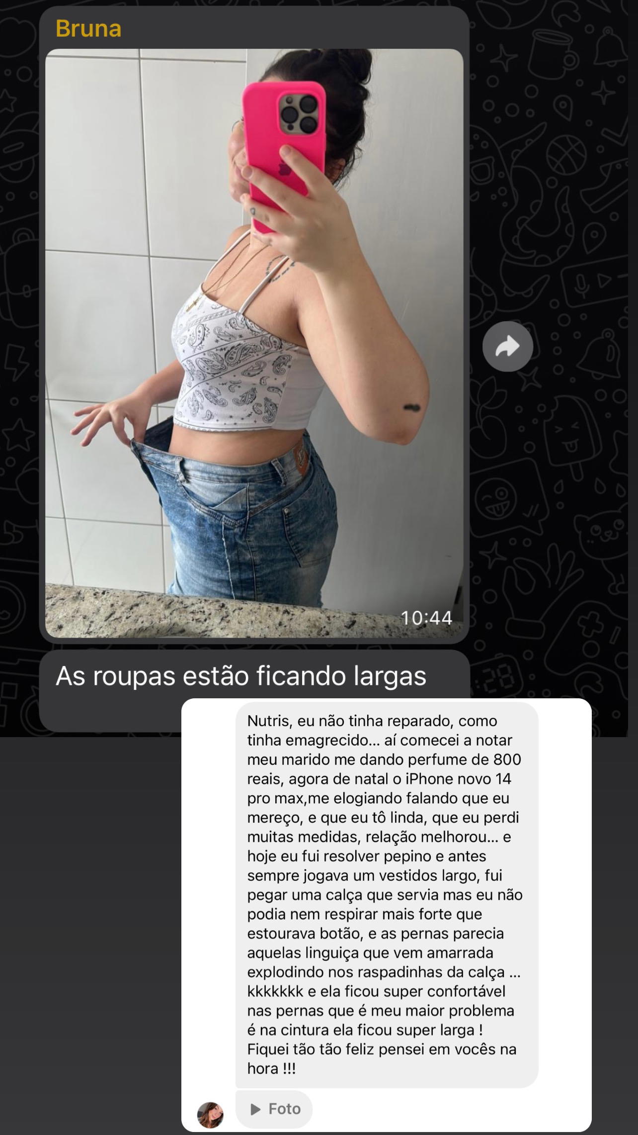 Resultado real — Queima Acelerada