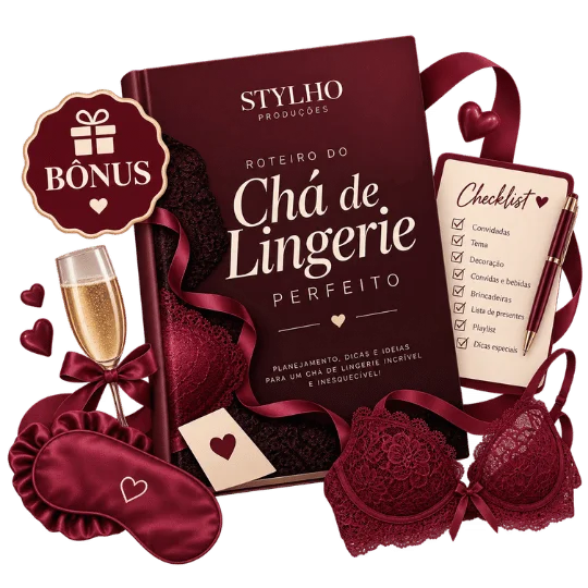 Mockup: Roteiro do Chá de Lingerie Perfeito