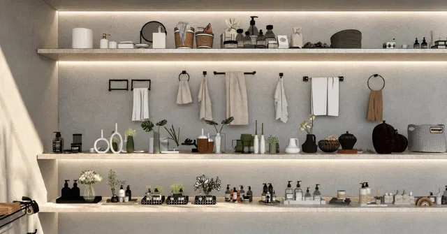 Bloques de baño renderizados