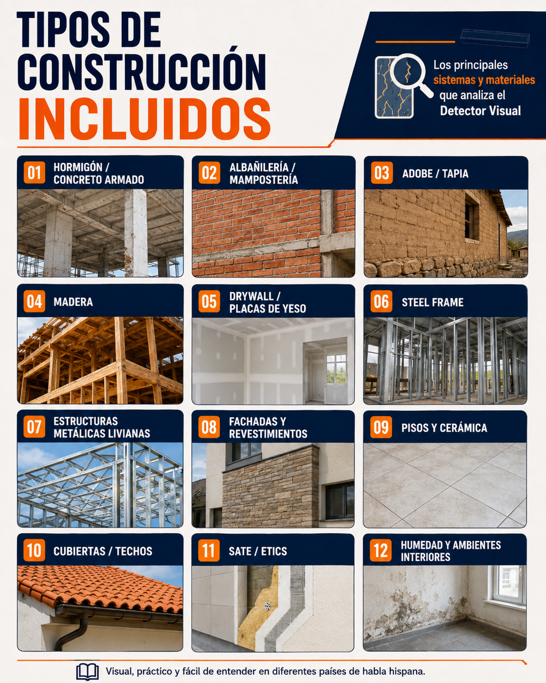 Tipos de construcción y materiales