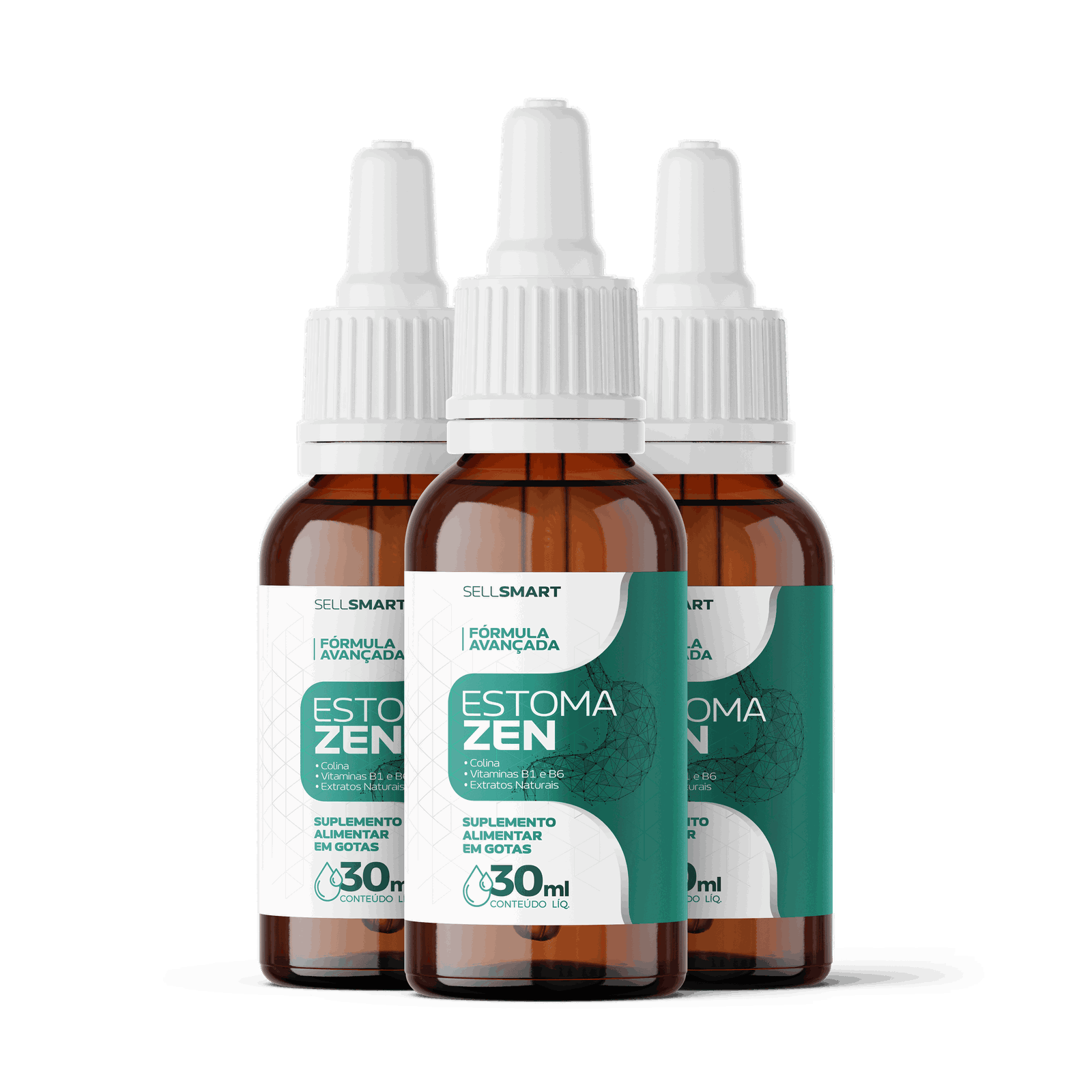 3 potes Estoma Zen