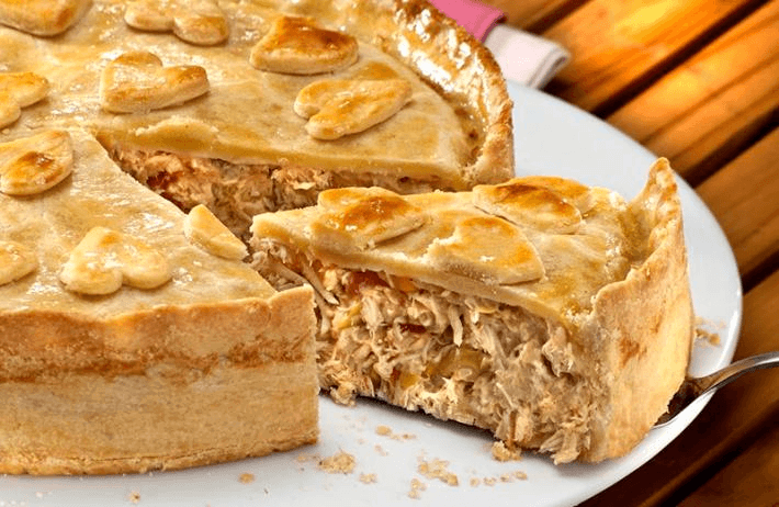 Torta salgada de frango