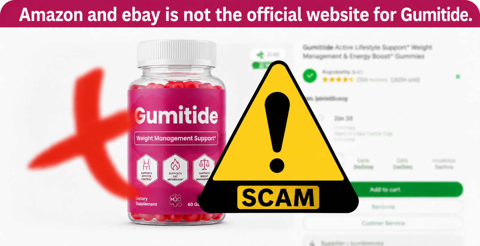 Buy from the official Gumitide website rather than third-party marketplaces