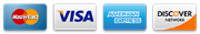 Accepted payment cards