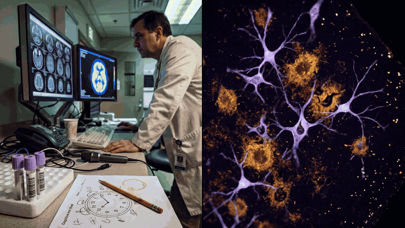 Brain fuel and receptor illustration