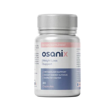 Osanix Weight Loss Support — pot met 60 capsules, natuurlijk afslanksupplement