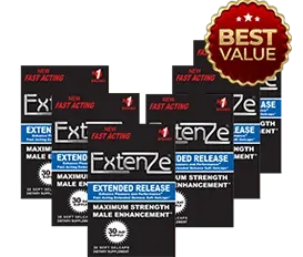 ExtenZe 6-box 180-day bundle — best value male enhancement package
