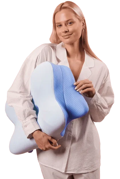 Derila Ergo Pillow — butterfly-shaped ergonomic memory foam pillow