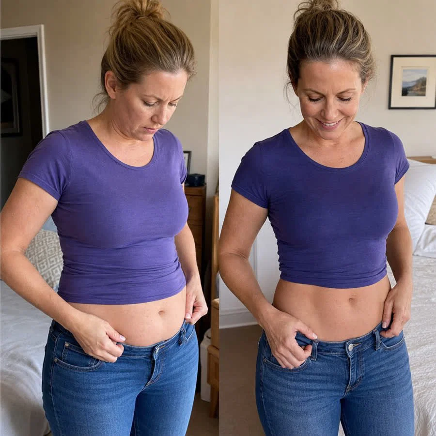 Stubborn belly fat finally moving after appetite got quieter