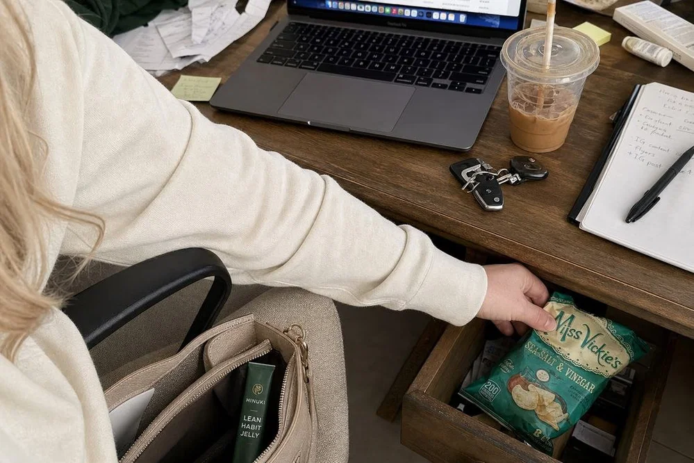 Reaching for the chip drawer at 3 PM