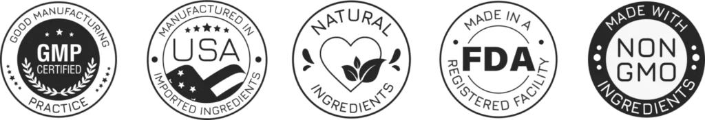 Made in USA, FDA Registered, GMP Certified, Non GMO and Gluten Free
