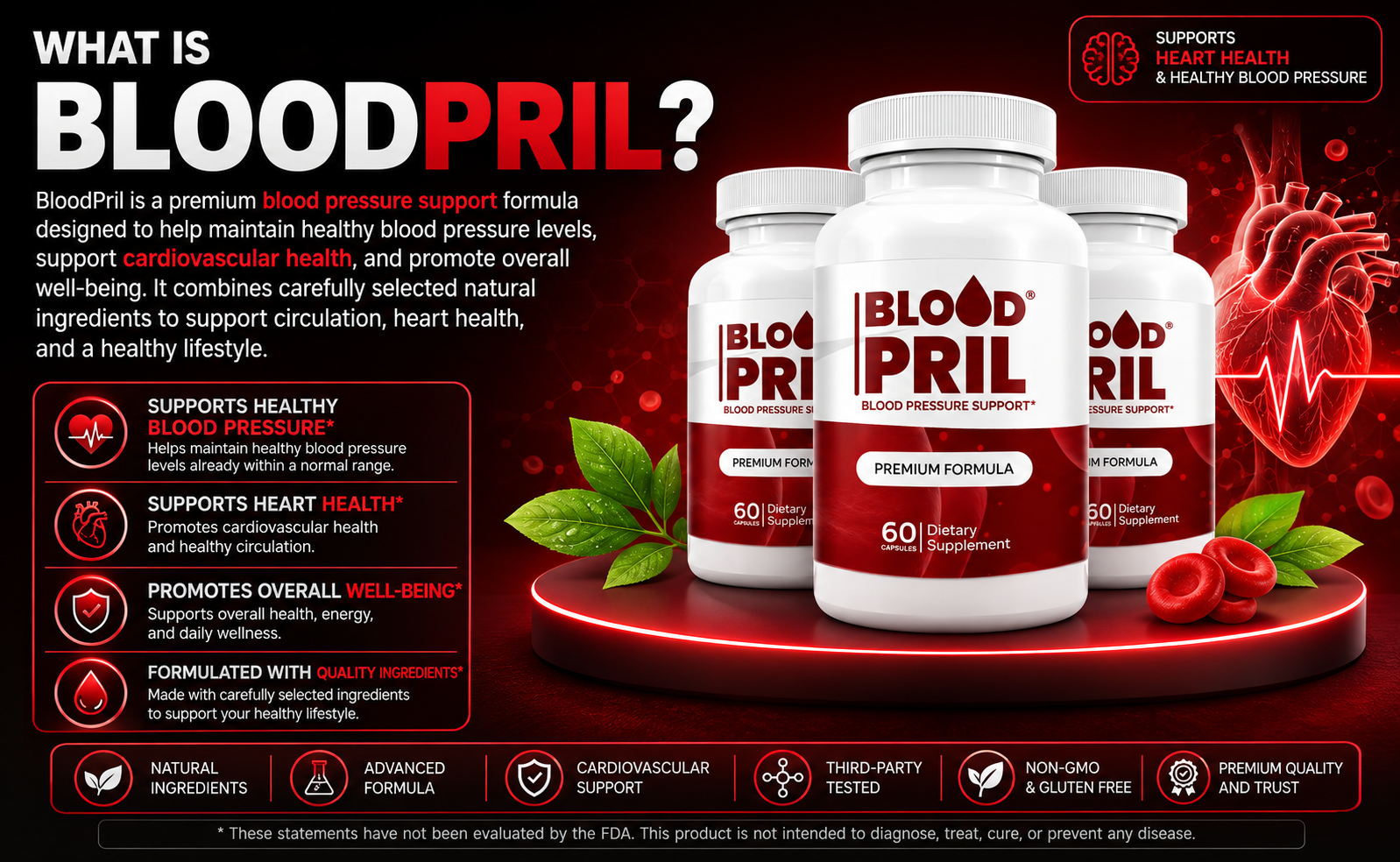 What BloodPril is and how the supplement is positioned