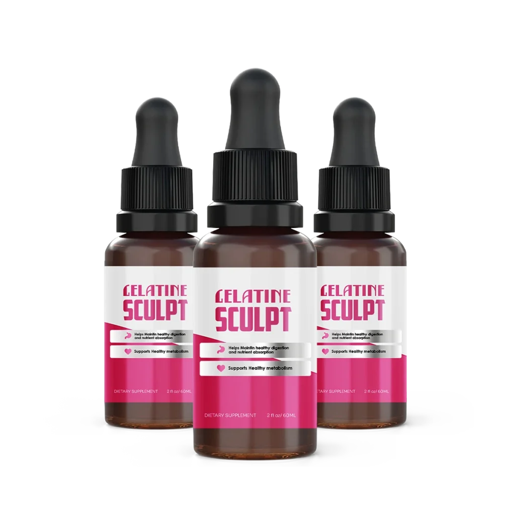 Gelatine Sculpt dropper bottles