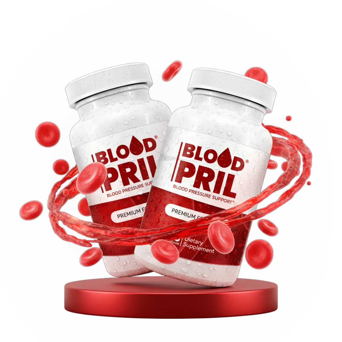 BloodPril supplement bottle