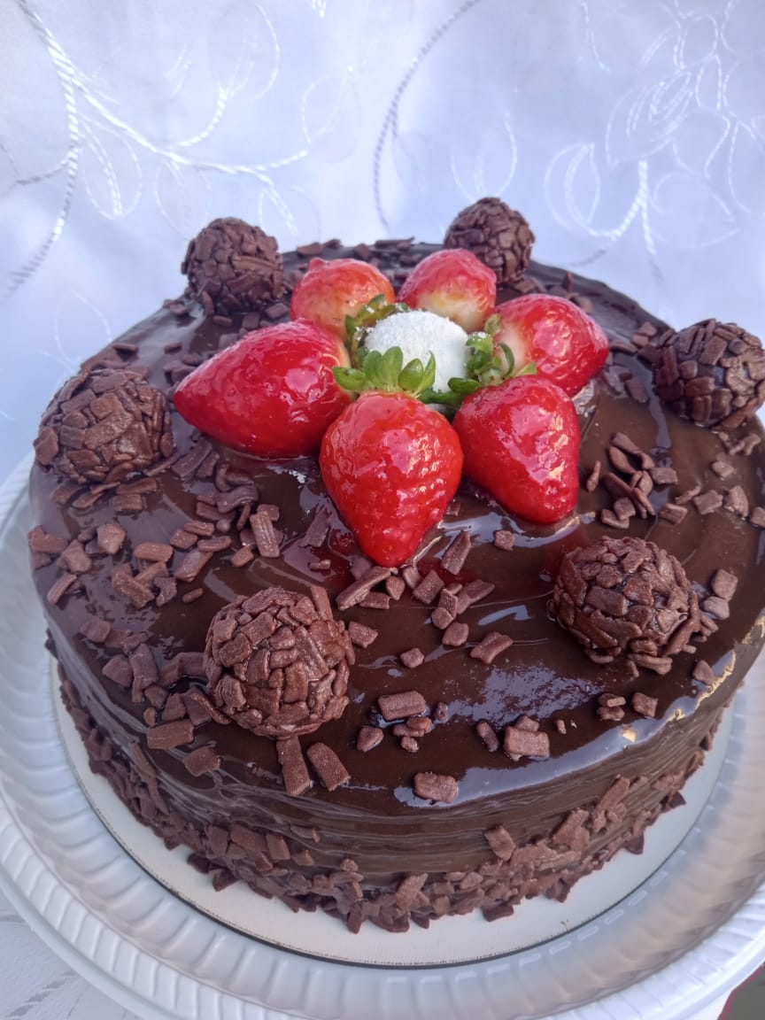 Adicionar foto de bolo de chocolate