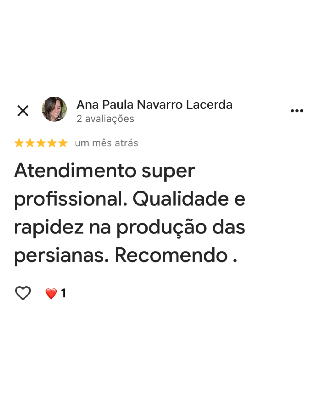 Avaliação Google 4