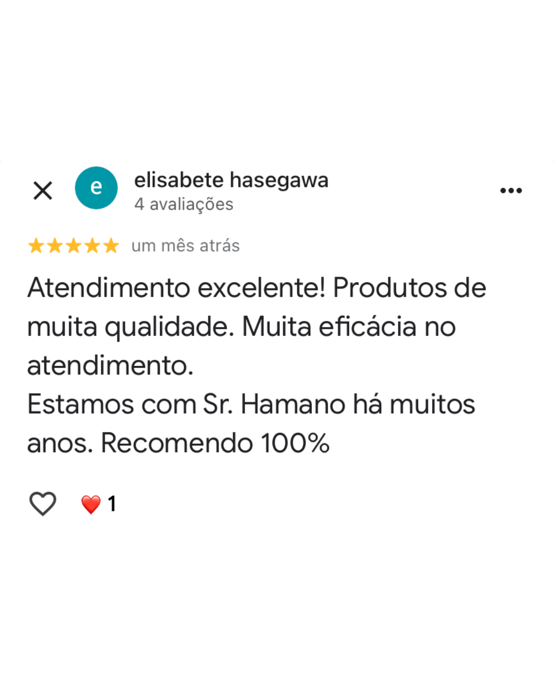Avaliação Google 4