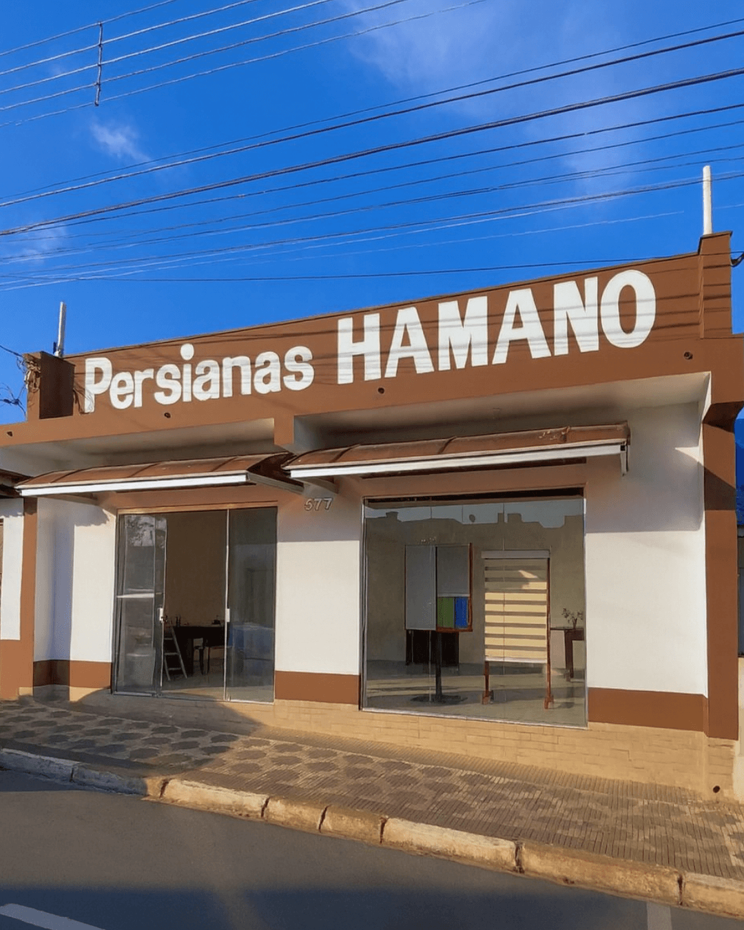 Persiana instalada na sala