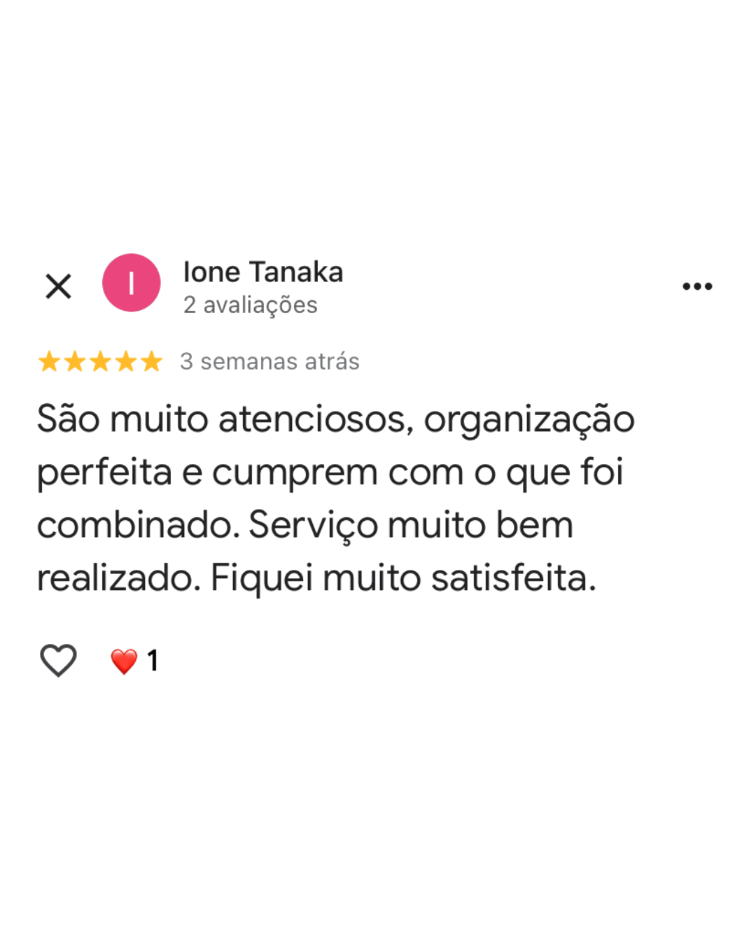 Avaliação Google 4